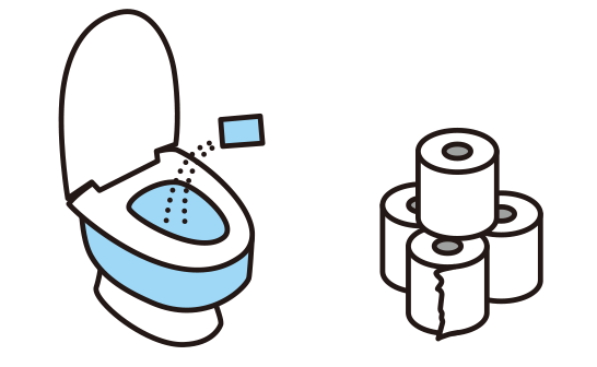 簡易トイレイラスト