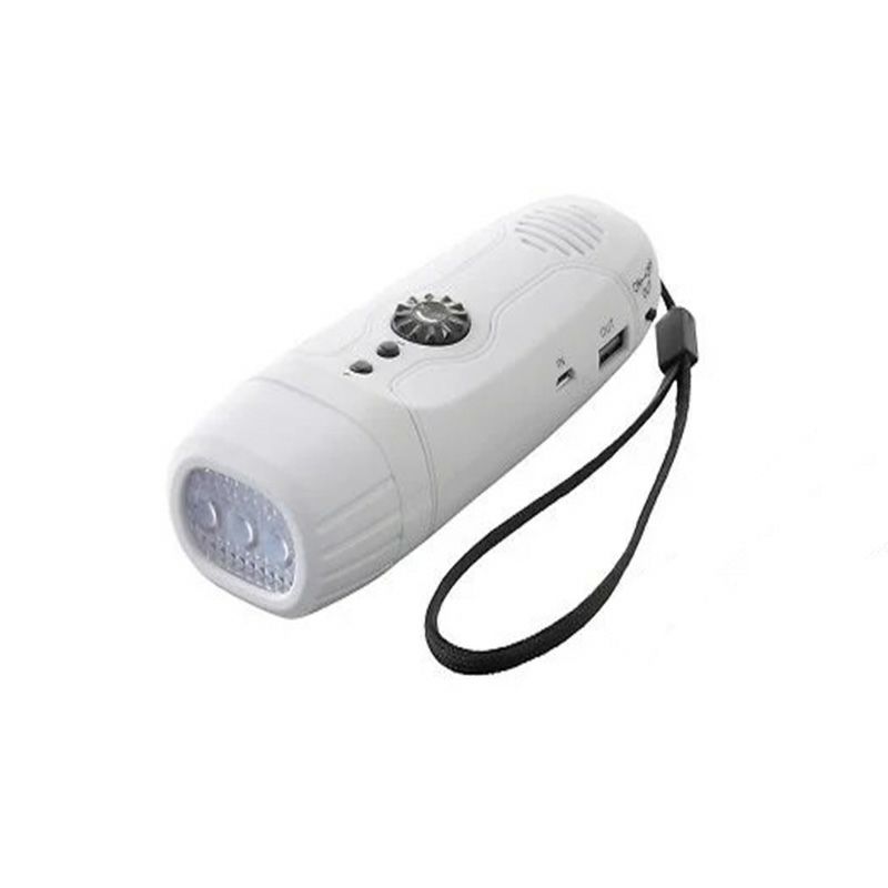 スマホ対応ダイナモFMラジオLEDライト本体